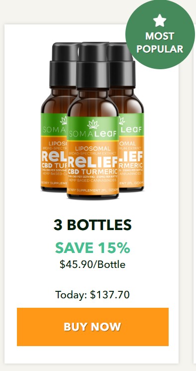 SomaLeaf 3 Bottle Price — 3 Month Supply